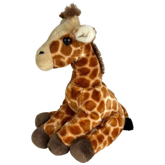 Wild Republic Giraffe Plush Soft Stuffed Animal Toy 12 Inch Tall Sitting - Picture 1 of 8